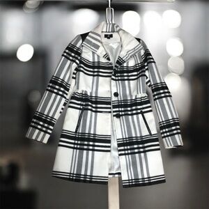 Black & White Peacoat